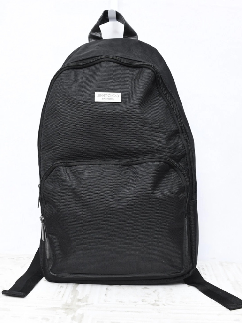 Jimmy Choo Black Nylon Backpack NWOT